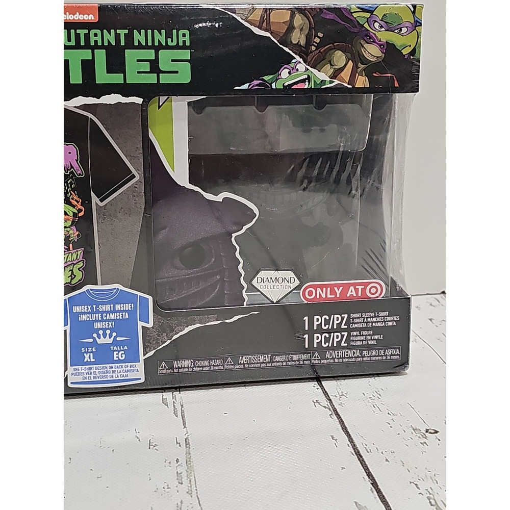 Funko Pop TMNT Teenage Mutant Ninja Turtles Shredder Target XL T Shirt NIB 2021 - Picture 4 of 14